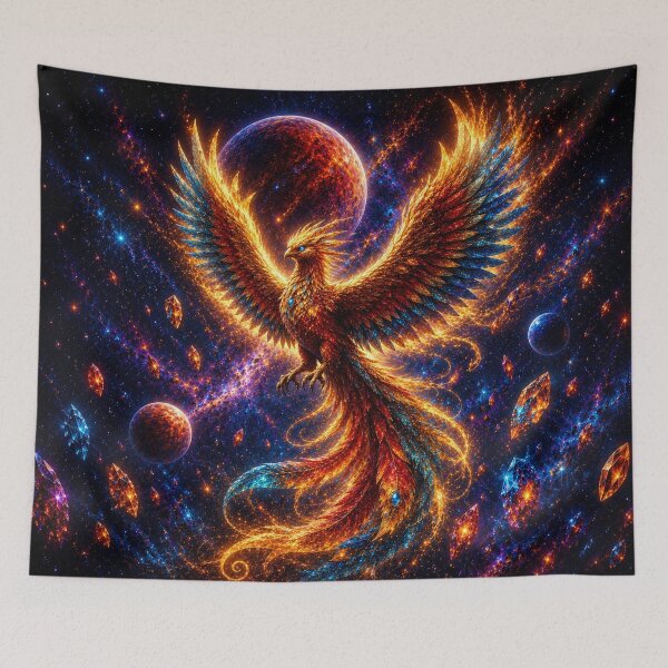 Item preview, Solar Phoenix – Cosmic Phoenix designed and sold by ZYVARENNE.