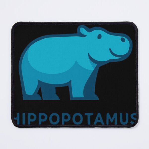 Item preview, Cute Hippopotamus Retro Vintage Animal Silhouette Graphic Art designed and sold by CooperBallard.