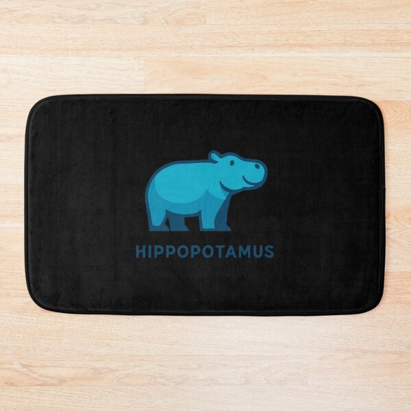 Item preview, Cute Hippopotamus Retro Vintage Animal Silhouette Graphic Art designed and sold by CooperBallard.