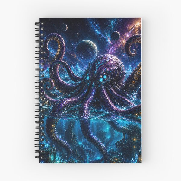 Item preview, Abyssal Cosmic Kraken – Guardian of the Stellar Ocean designed and sold by ZYVARENNE.