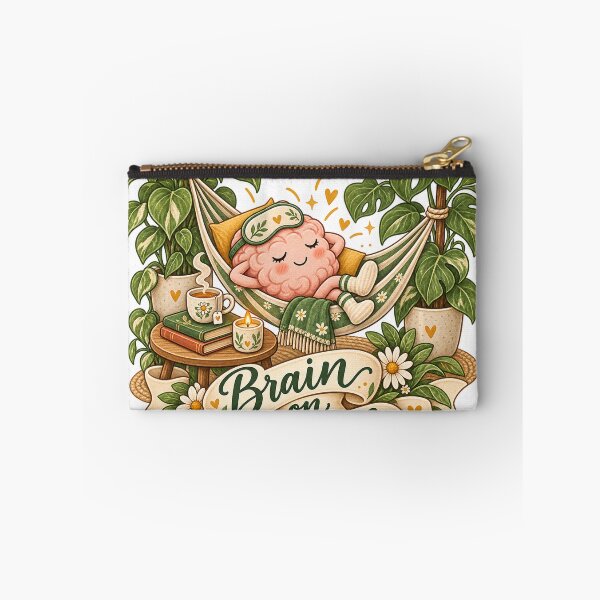 Item preview, Brain on Break – Funny Mental Reset Sticker designed and sold by ChicClicker.