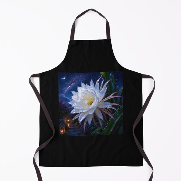 Item preview, Night Blooming Cereus Flower Moonlight Botanical Art designed and sold by CooperBallard.