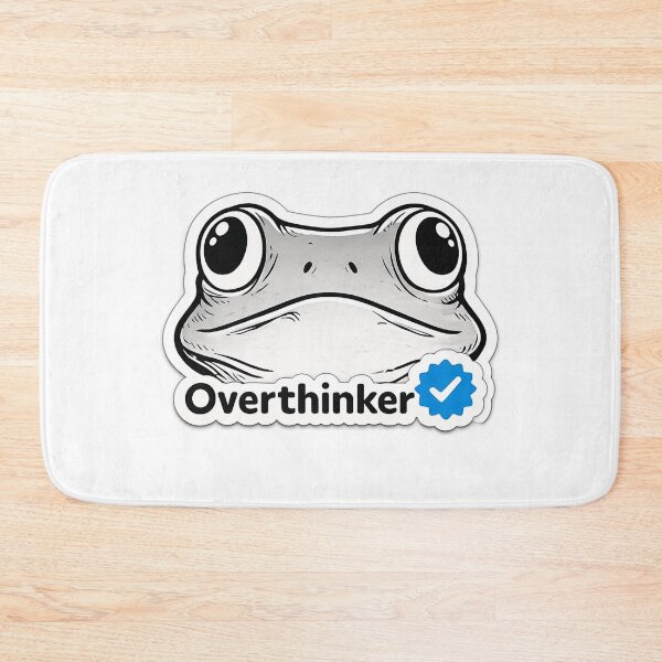 Item preview, Funny Overthinker Frog Verified designed and sold by EgoSovereign.