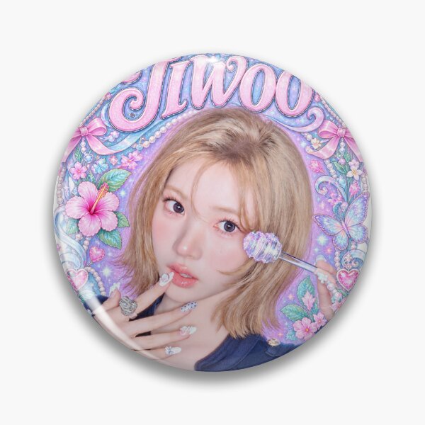 Item preview,  Shimmering Lavender Aura Jiwoo Iconic Heart designed and sold by Valereekmerch.