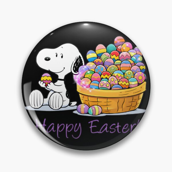 Item preview, Snoopy Happy Easter Eggs Cute Easter Basket Design | ⭐⭐⭐⭐⭐ designed and sold by HSN3726.
