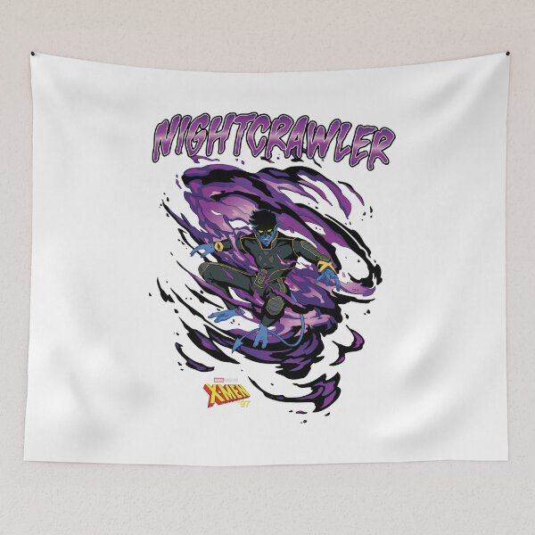 Item preview, Marvel X-Men ’97 Nightcrawler Purple Teleportation Art designed and sold by GoldenField41.