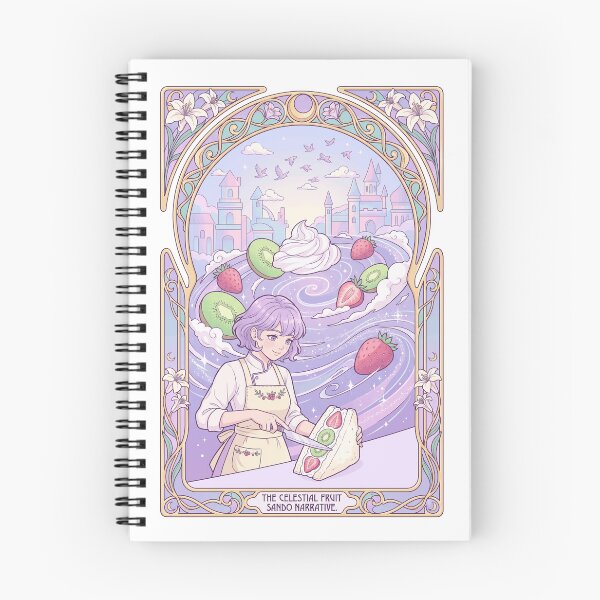 Item preview, Japanese Fruit Sando Art Nouveau Celestial Bakery Anime Aesthetic designed and sold by mood-draftsman.