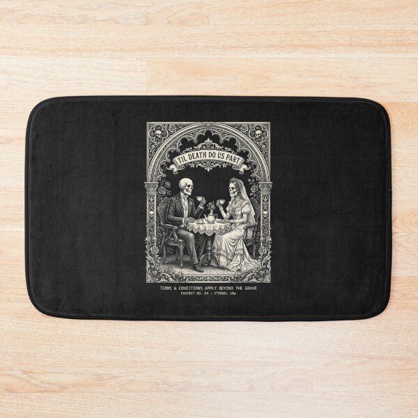 Item preview, Til Death Do Us Part - Gothic Skeleton Wedding designed and sold by SplashTastic.