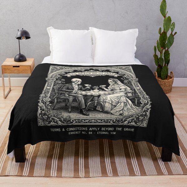 Item preview, Til Death Do Us Part - Gothic Skeleton Wedding designed and sold by SplashTastic.