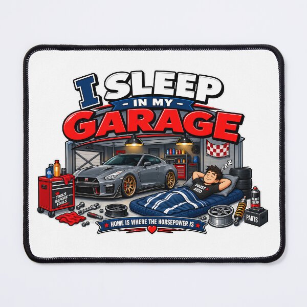 Item preview, I Sleep in My Garage designed and sold by zakvisuals.