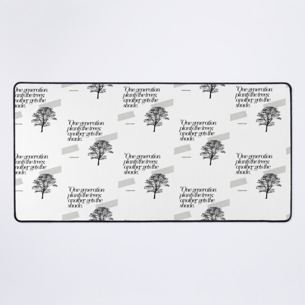 Item preview, One Generation Plants The Trees Another Gets The Shade. - Chinese Proverb Inspirational Quote designed and sold by FortyTwoCustomm.