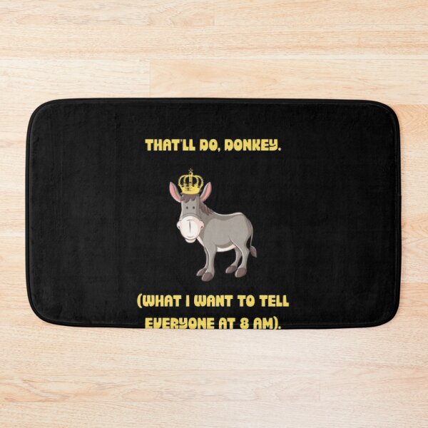 Item preview, That Will Do Donkey Morning Mood Funny Shrek Parody designed and sold by Mircea786.
