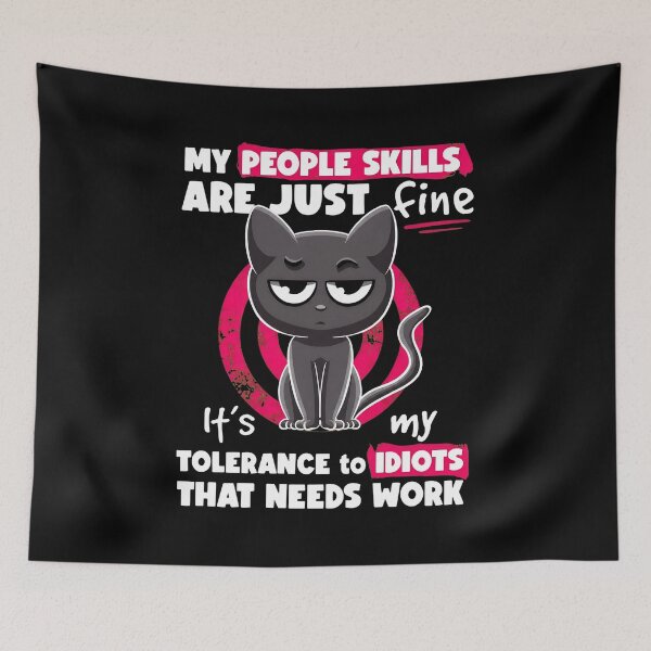 Item preview, Grumpy Cat Skills Fine Tolerance Idiots Needs Work designed and sold by GiaoCalonas.