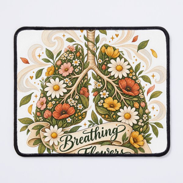 Item preview, Breathing Flowers – Botanical Lungs Sticker designed and sold by ChicClicker.
