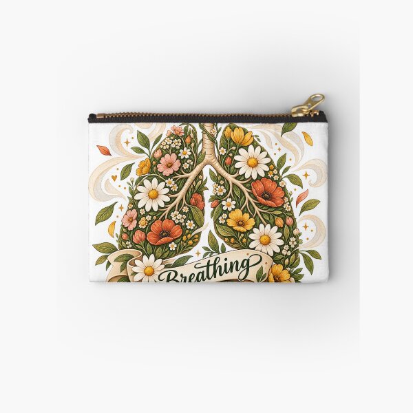 Item preview, Breathing Flowers – Botanical Lungs Sticker designed and sold by ChicClicker.