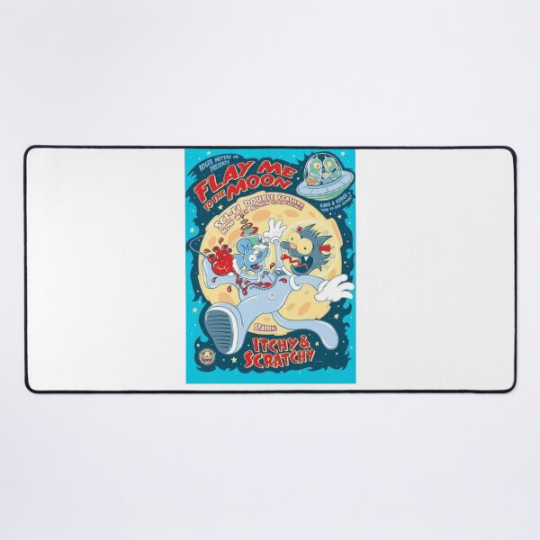 Item preview, Flay Me to the Moon – Retro Sci‑Fi Cartoon Parody Poster designed and sold by WATEKE.