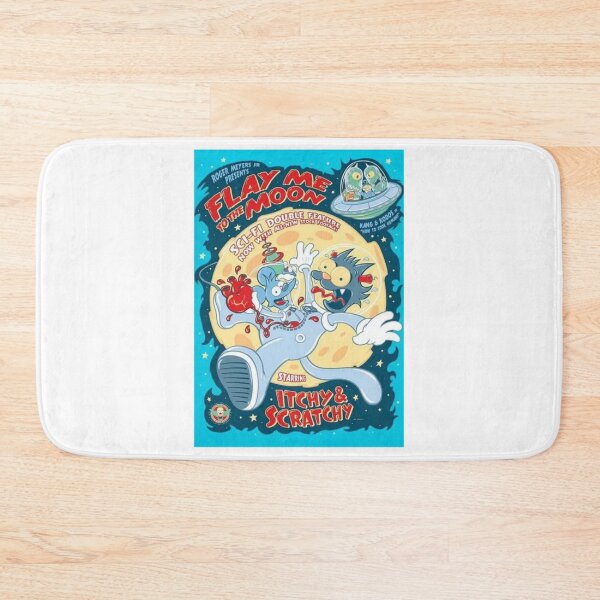 Item preview, Flay Me to the Moon – Retro Sci‑Fi Cartoon Parody Poster designed and sold by WATEKE.