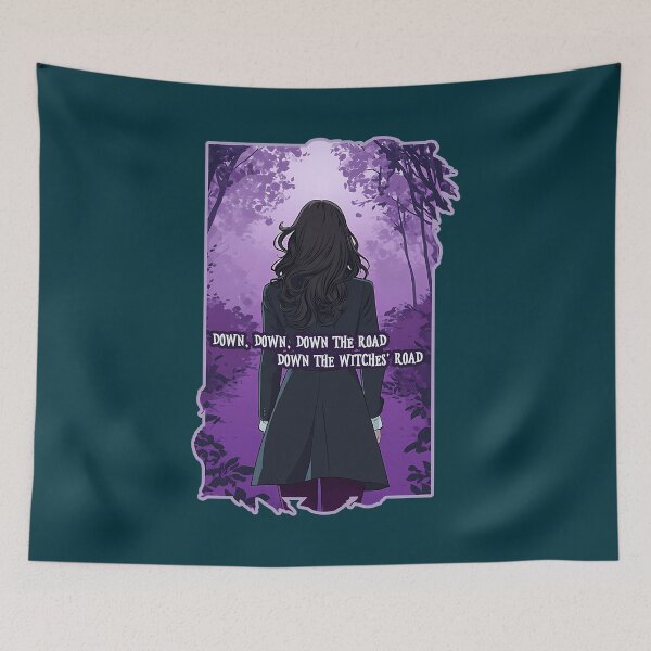 Item preview, Agatha All Along - Down The Witches' Road - Portrait Woods designed and sold by PhillipTee.
