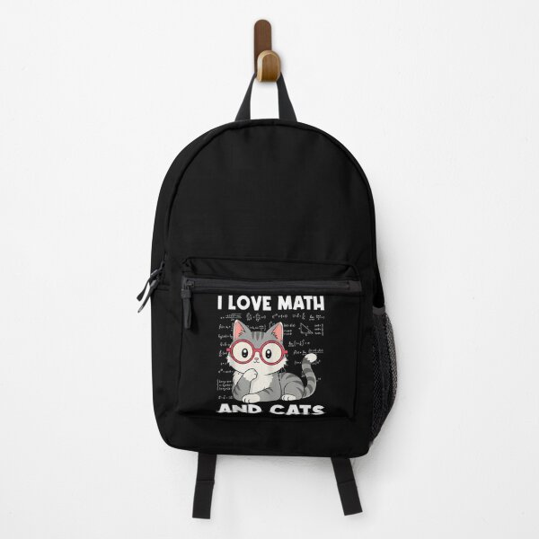 Item preview, I Love Math and Cats Cute Nerdy Kitten Math Teacher designed and sold by VioletNance.