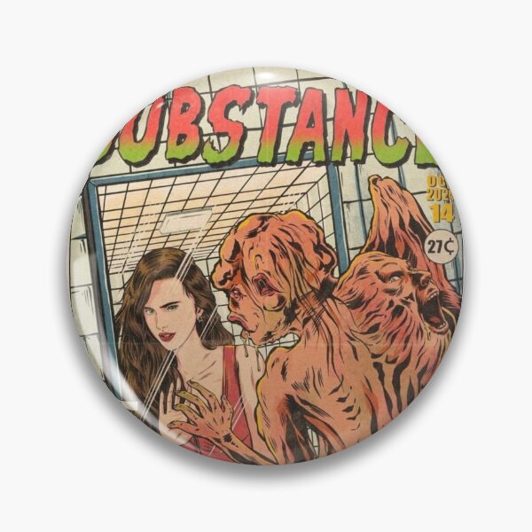 Item preview, The Substance – Retro Horror Comic Cover Parody designed and sold by WATEKE.