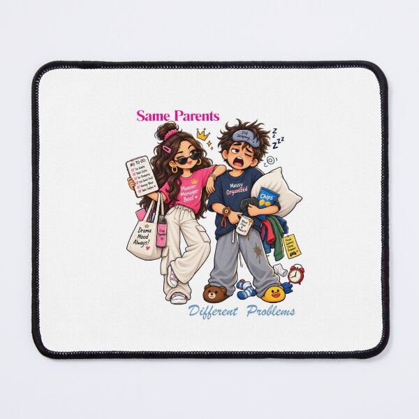 Item preview, Same Parents Different Problems – Funny Sibling Life designed and sold by GrapixieStudio.