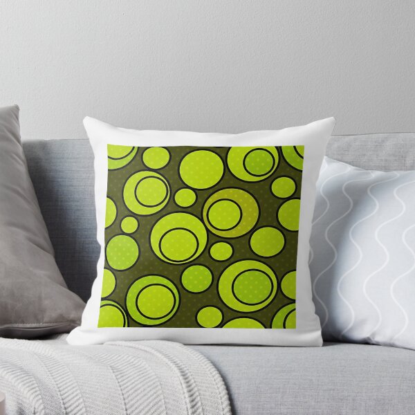 Item preview, Seamless Abstract Pattern With Green Circles Ornamental Elements Print Background designed and sold by FortyTwoCustomm.