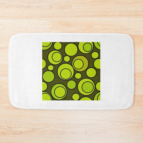 Item preview, Seamless Abstract Pattern With Green Circles Ornamental Elements Print Background designed and sold by FortyTwoCustomm.
