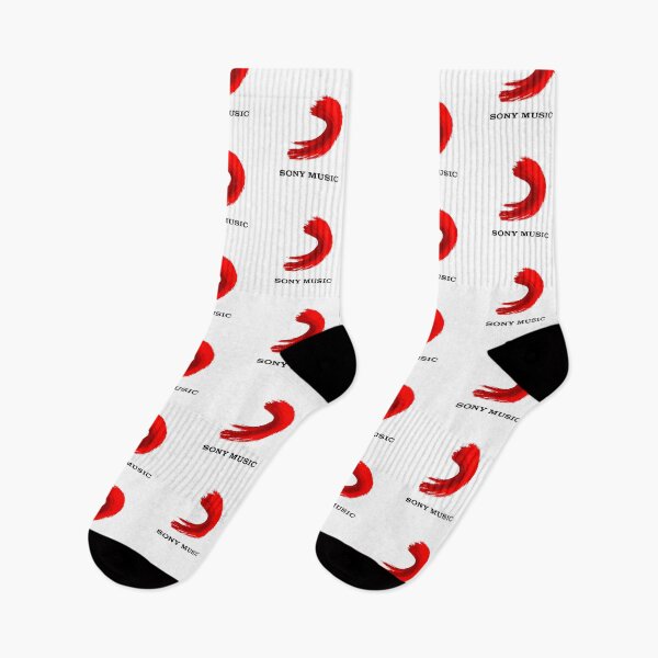 Item preview, Sony Music Red Brush Wave Iconic Logo designed and sold by dmorcu.