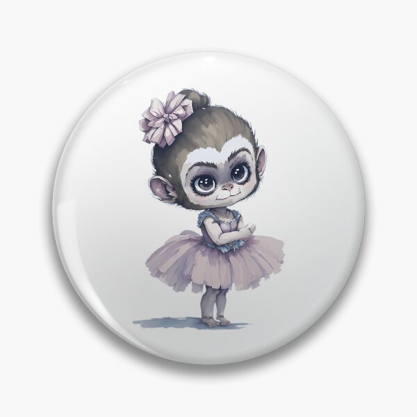 Item preview, The Pouty Monkey In Her Ballerina Outfit designed and sold by Pricityy.