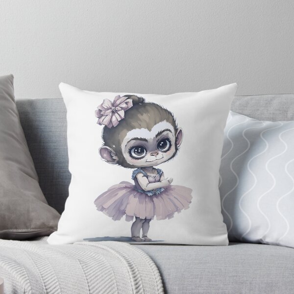 Item preview, The Pouty Monkey In Her Ballerina Outfit designed and sold by Pricityy.