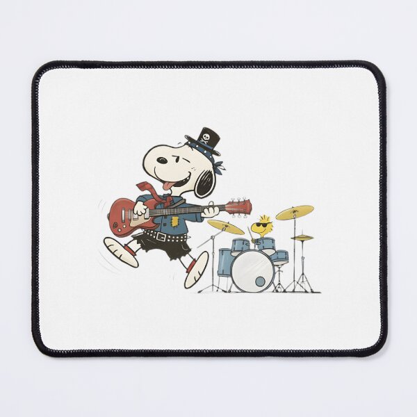 Item preview, Snoopy Metal Band Graphic Tee – Rock‑Inspired Peanuts Design | Perfect Gift For You And Friends designed and sold by Infinity Design.