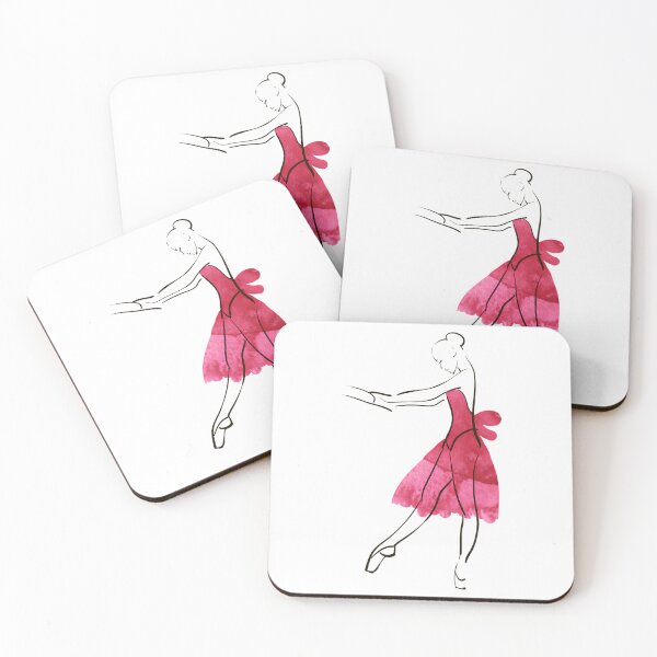 Aperçu de l'œuvre Illustration vectorielle à l'aquarelle d'une ballerine dessinée à la main créée et vendue par Pricityy.