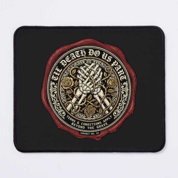 Item preview, Skeleton Hands Seal - Gothic Til Death Do Us Part designed and sold by SplashTastic.