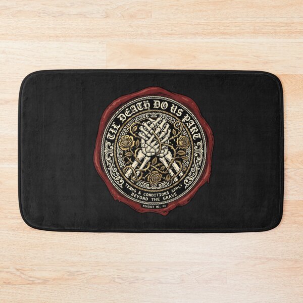 Item preview, Skeleton Hands Seal - Gothic Til Death Do Us Part designed and sold by SplashTastic.
