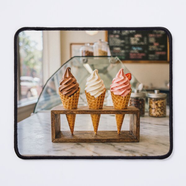 Item preview, Three Ice Cream Cones designed and sold by Home Decor Art.