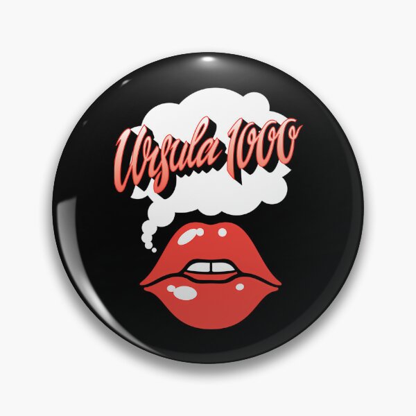 Item preview, Red Lips Thought Bubble Cursive designed and sold by yotchana1981.