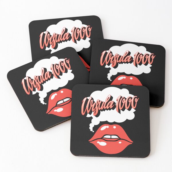 Item preview, Red Lips Thought Bubble Cursive designed and sold by yotchana1981.
