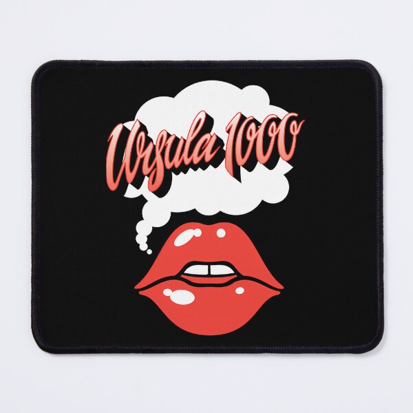 Item preview, Red Lips Thought Bubble Cursive designed and sold by yotchana1981.