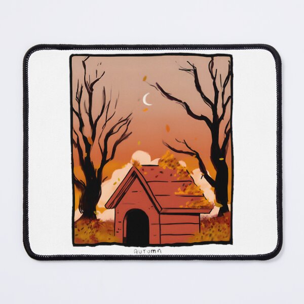 Item preview, The Red Dog House In Autumn | Perfect Gift For You And Friends designed and sold by Infinity Design.