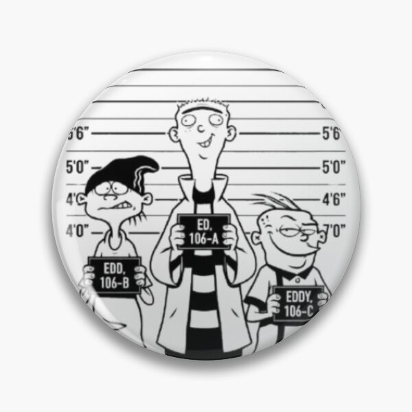 Item preview, Ed, Edd & Eddy Lineup – Retro Cartoon Mugshot Poster designed and sold by WATEKE.