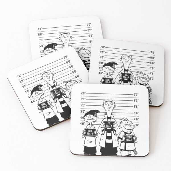 Item preview, Ed, Edd & Eddy Lineup – Retro Cartoon Mugshot Poster designed and sold by WATEKE.