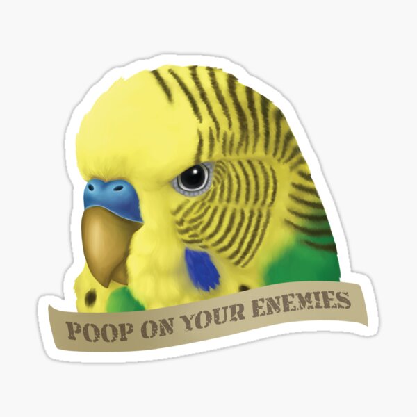 Poop On Your Enemies 2.0 Sticker
