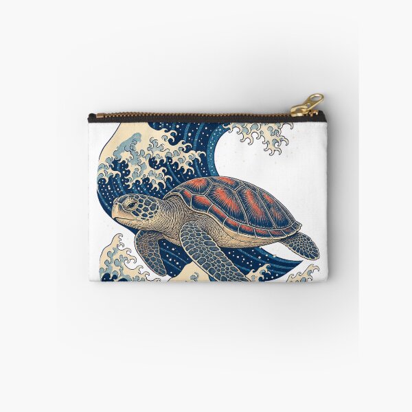 Item preview, Master of the Swell Sea Turtle Ukiyo-e Wave Graphic Tee designed and sold by KIDEnia.