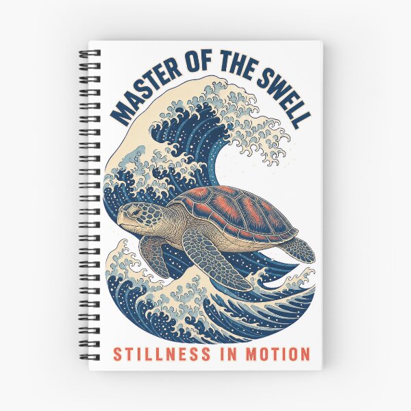 Item preview, Master of the Swell Sea Turtle Ukiyo-e Wave Graphic Tee designed and sold by KIDEnia.