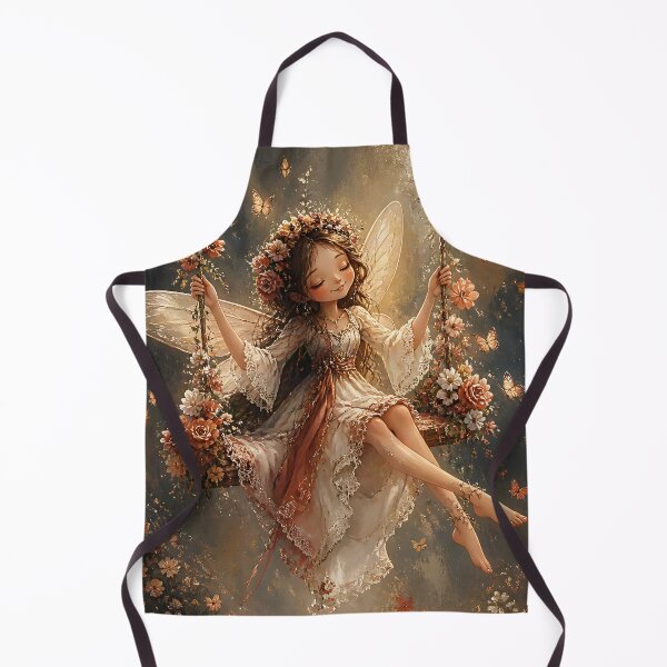 Item preview, Boho Fairy on Flower Swing designed and sold by sigmaartstudio.