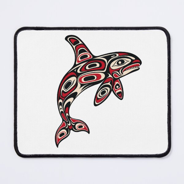 Item preview, Native American Orca Pacific Northwest Formline Tribal Killer Whale Art designed and sold by ZIGLWORKS.