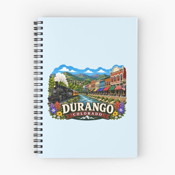Item preview, Durango, Colorado - Historic Railroad Mountain Town designed and sold by Myra365Art.