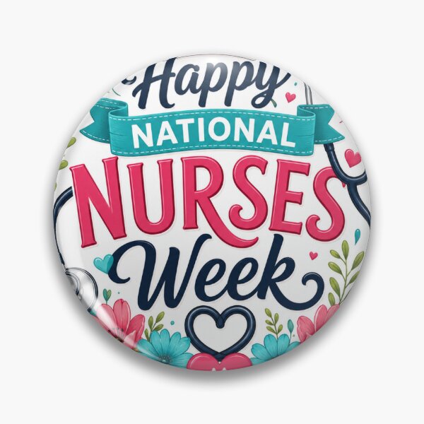 Item preview, National Nurses Week – Happy Nurses Week Stethoscope & Floral Nurse Appreciation designed and sold by madihaali0064.