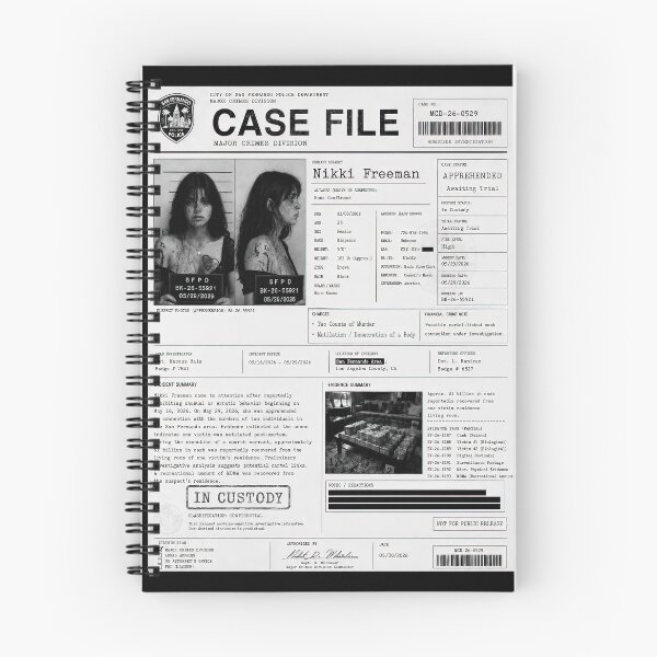 Item preview, Obsession 2026 Nikki Mugshot designed and sold by Conalroger.