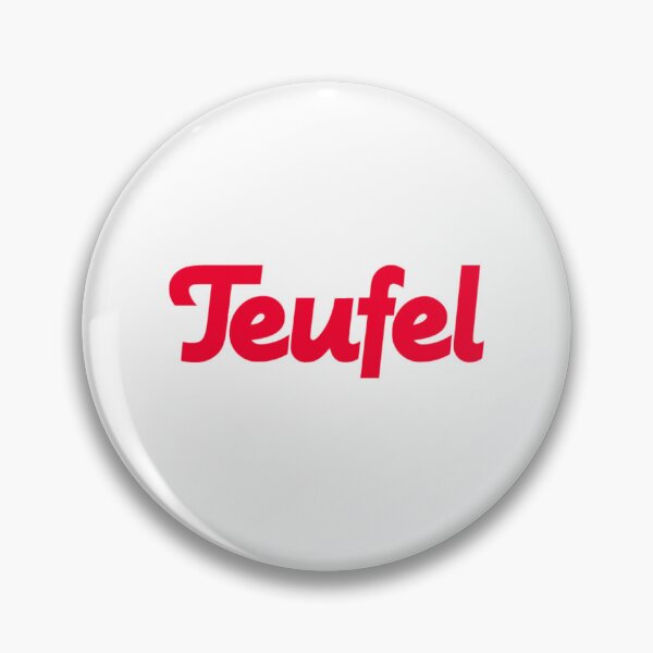 Artikelvorschau, Teufel Red Cursive Bold Audio Markenlogo entworfen und verkauft von dmorcu.